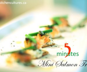 5 Minute Salmon Mini Treats