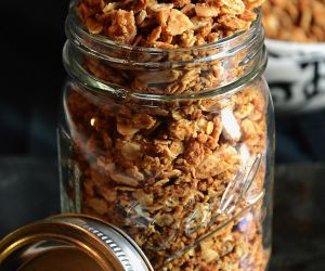 Maple Coconut Butter Quinoa Granola