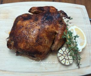 Slow Cooker Roasted Chicken with Brine