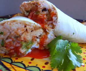 Qdoba Style Grilled Chicken Burritos