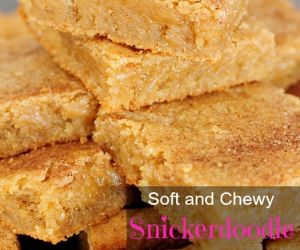 Soft & Chewy Snickerdoodle Bars