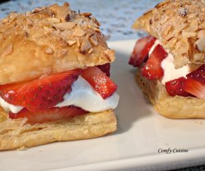 Strawberry Amaretto Pastries