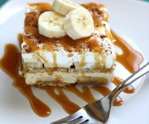 Caramel Banana Cream Tiramisu