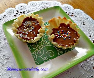 Skinny Mini Phyllo Peanut Butter Cups