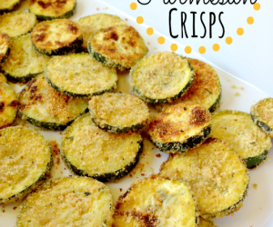 Baked Zucchini Parmesan Crisps