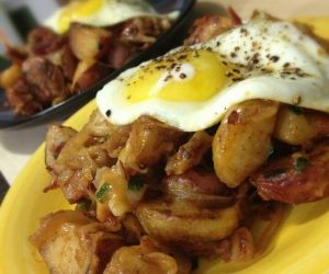 Bacon Potato Hash with Egg