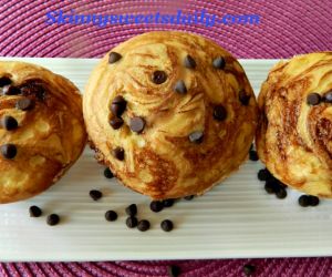 Skinny Chocolate Chip Marble Cupcakes