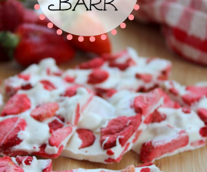 Strawberry White Chocolate Bark