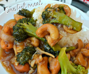 Cashew Chicken Broccoli