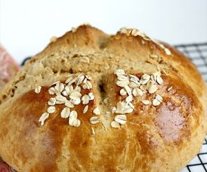 Honey Oat Quick Bread