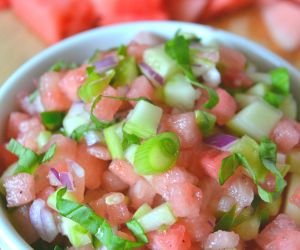 Watermelon & Cucumber Salsa