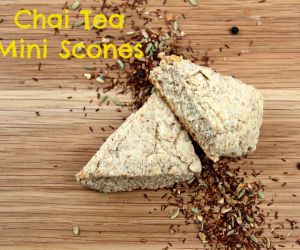 Chai Tea Mini Scones