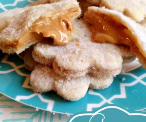 3 Ingredients:  Gooey Peanut Butter Cookies