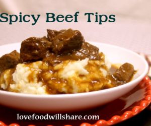 Spicy Beef Tips