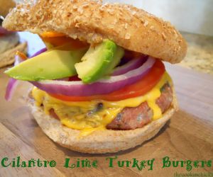 Cilantro Lime Turkey Burgers