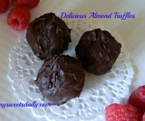 Healthy Vegan Almond Truffles