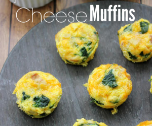 Spinach Cheese Frittata Muffins