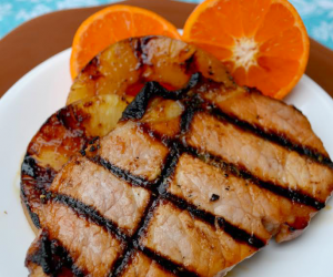 Taste of the Islands Orange Pineapple Pork Chops