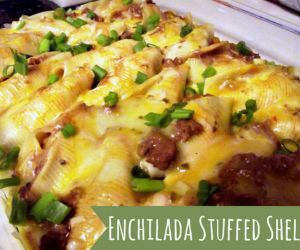 Enchilada Stuffed Shells