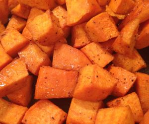 Coconut Roasted Sweet Potatoes