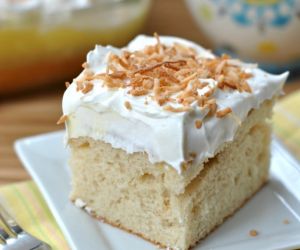 Coconut Pudding Cake