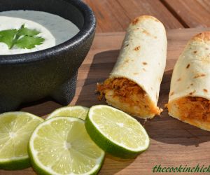 Baked Honey Lime Taquitos