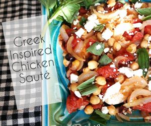 Greek Inspired Chicken Saute