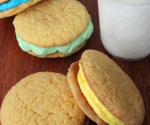 Springtime Filled Cake Cookies