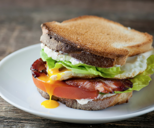 BLT with a Fried Egg