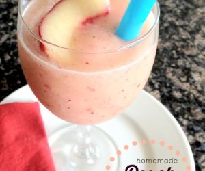 Homemade Peach Slurpees