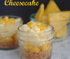 No Bake Pineapple Cheesecake