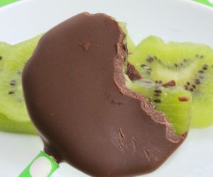 Chocolate Dipped Kiwi Pops