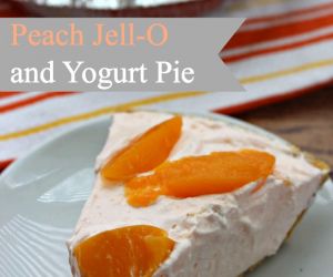 Peach Jello Yogurt Pie