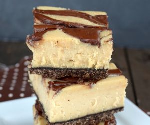 Peanut Butter Nutella Cheesecake Bars