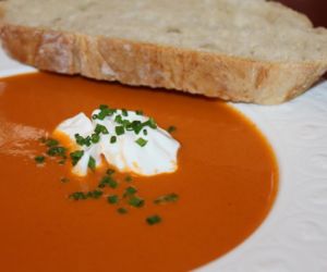 Oven Roasted Tomato Bisque Soup