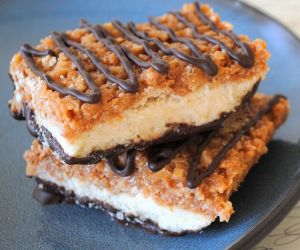 Homemade Samoa Bars