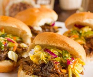 Campbell's Sweet Korean Beef Sliders with Asian Slaw