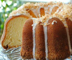 Pina Colada Pound Cake