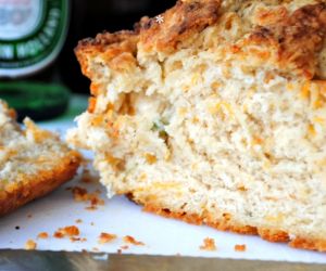 Cheesy Onion Beer Bread