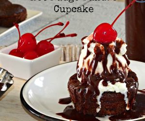 Hot Fudge Sundae Cupcake