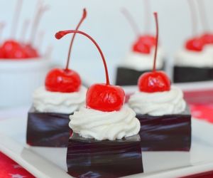 Cherry Dr. Pepper Jello Squares