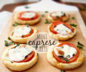 Caprese Tarts