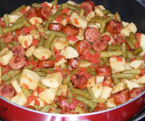 Sausage: Green Beans & Potato Skillet