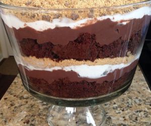 Smores Chocolate Trifle