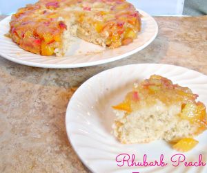 Rhubarb Peach Scones