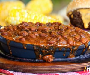 Slow Cooker Smokehouse Bacon & Beans