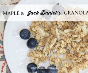 Maple & Jack Daniels Granola