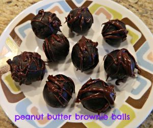 Low Cal Peanut Butter Brownie Balls