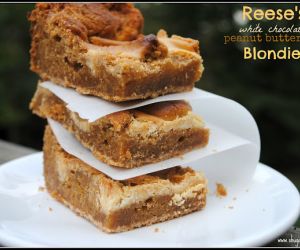 Peanut Butter Cup Blondies