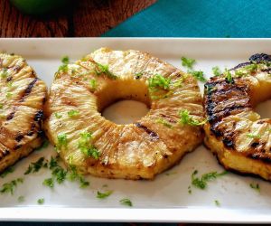 Grilled Pineapple & Lime Zest